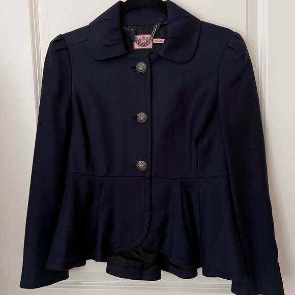 Juicy couture wool blend peplum jacket - Picture 3 of 9